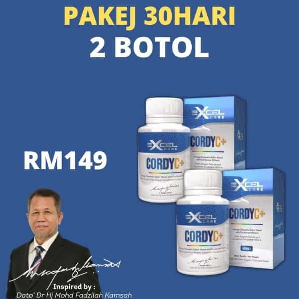Set 2 Botol CordyC+