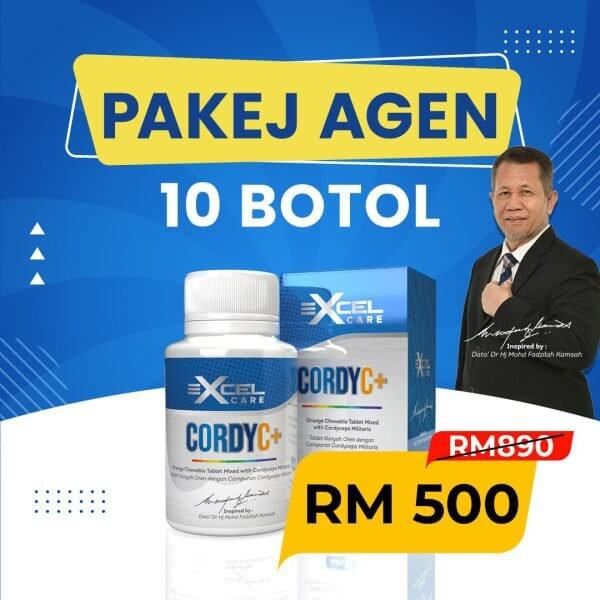 Set 10 Botol CordyC+